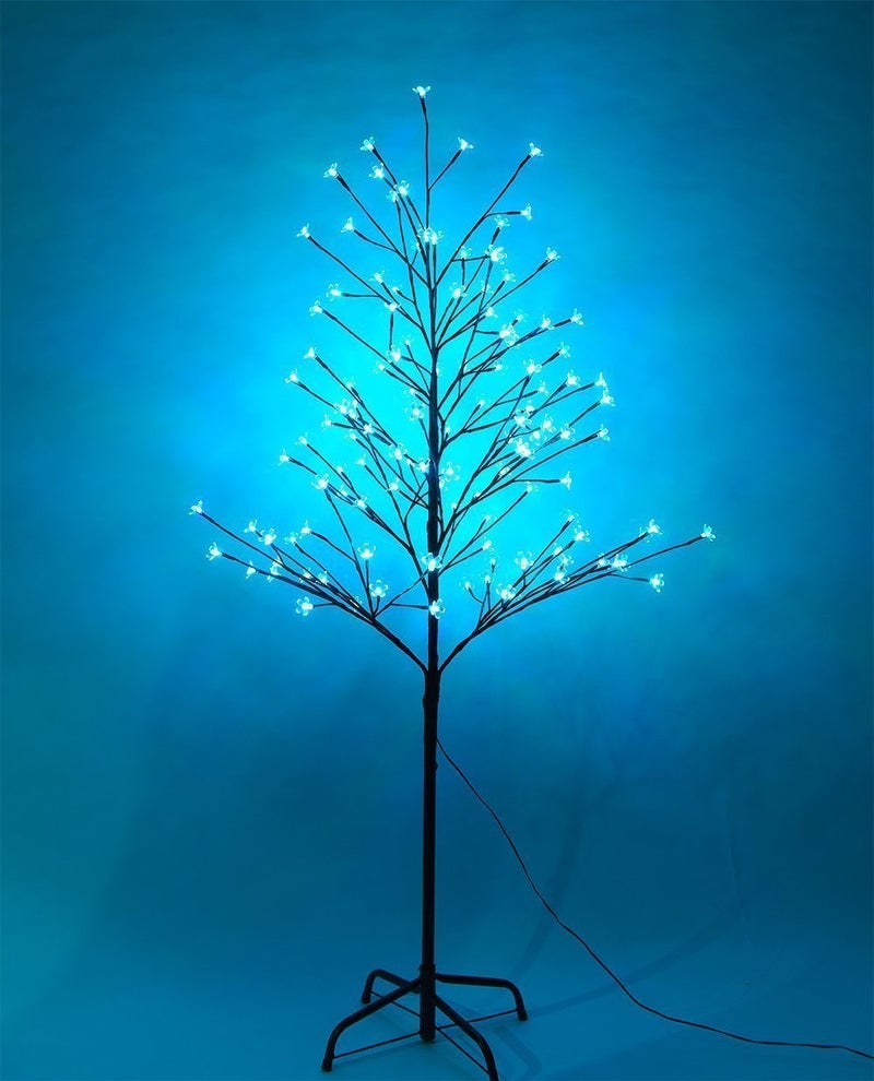Lightshare Cherry Blossom Lighted Tree 5 Feet, RGB with Remote Control, 16 Color-Changing Modes - Image 3